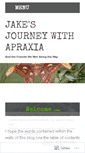 Mobile Screenshot of jakes-journey-apraxia.com